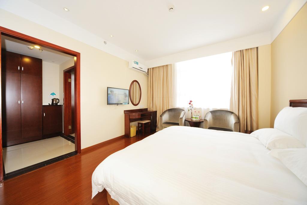 Greentree Inn Shanghai West Huaxia Road Metro Station Express Hotel Rom bilde