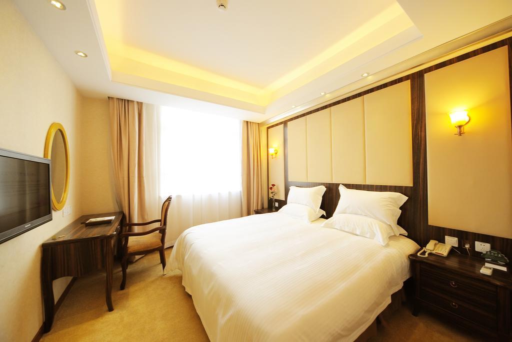 Greentree Inn Shanghai West Huaxia Road Metro Station Express Hotel Rom bilde